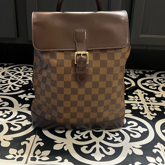 Authentic Louis Vuitton Damier Ebene SoHo backpack - Picture 13 of 14